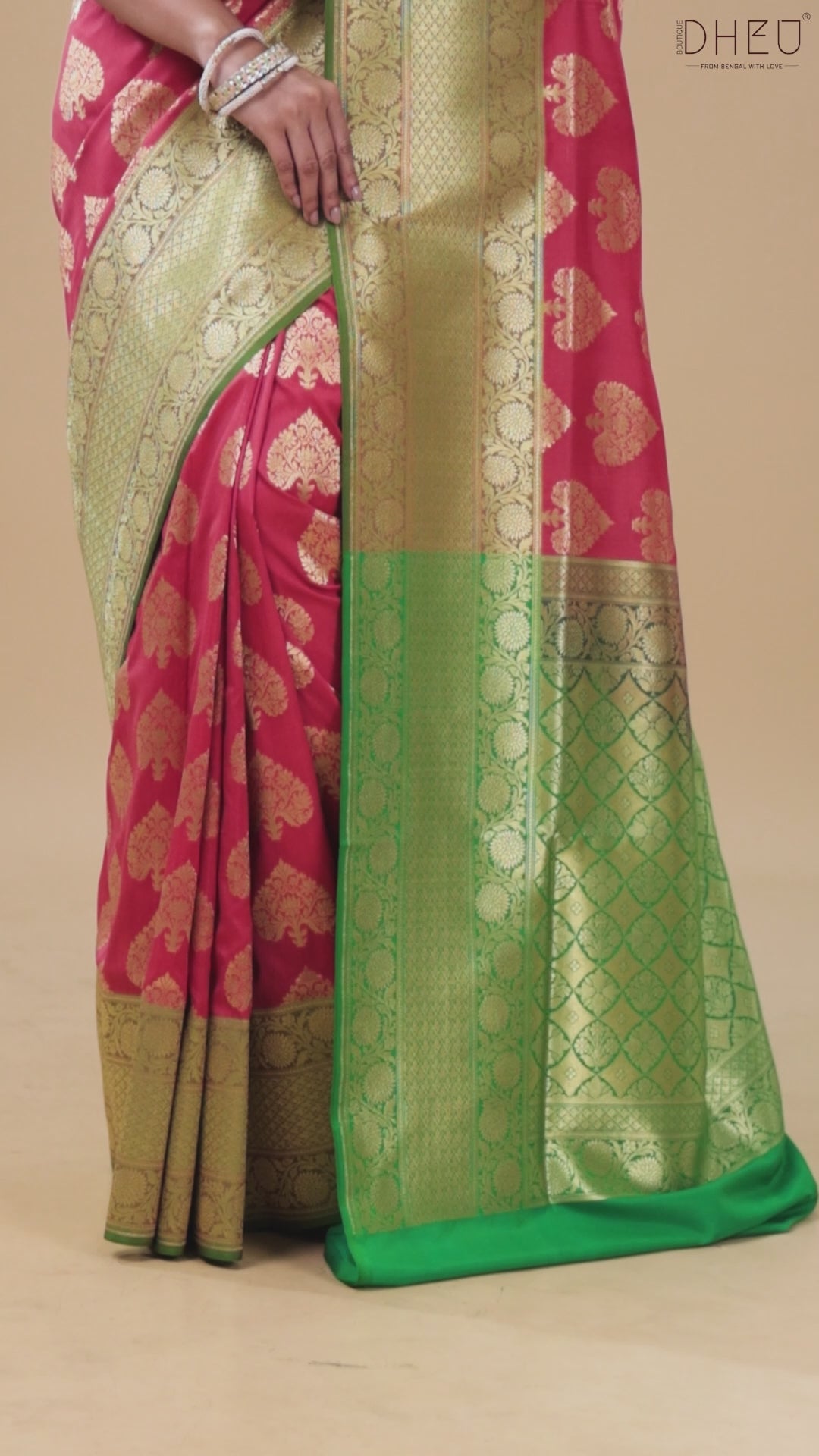 Boumoni- Designer Zardausi Benarasi Saree