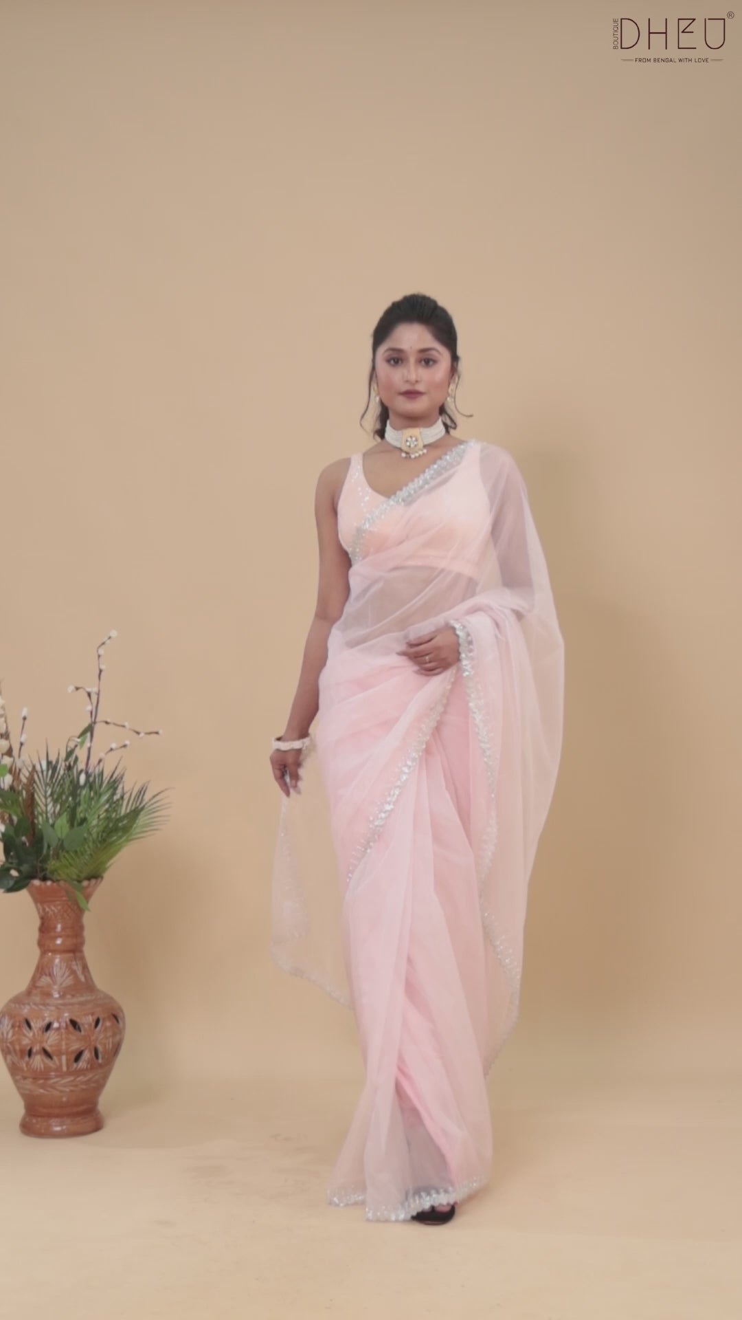 Plumeria - Exclusive Organza Saree