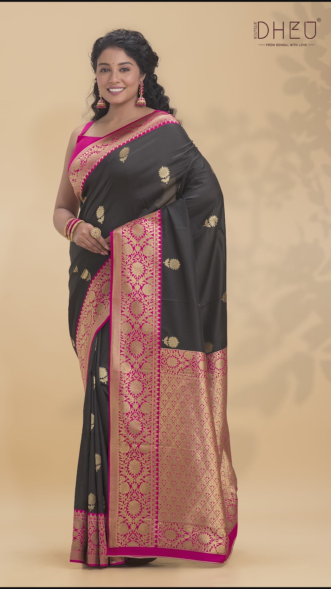 Semi Katan Benarasi Saree