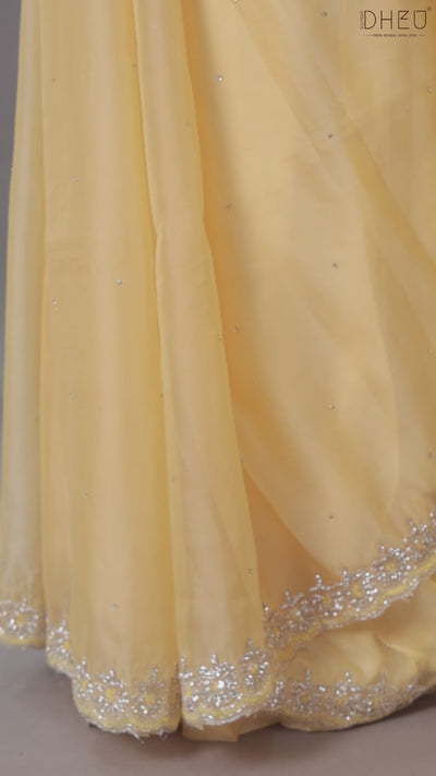 Camellia - Designer Chiffon Silk Saree