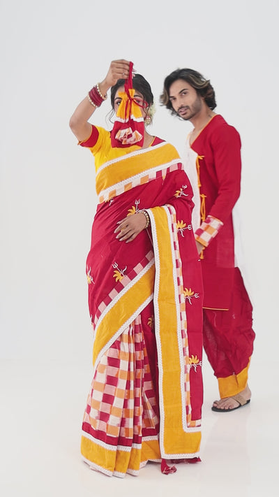 Durga Sohay- Dheu Couple Set