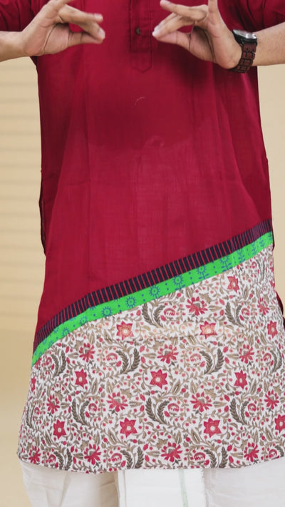 Dheu Exclusive Designer Kurta & Dhoti(Optional) Set