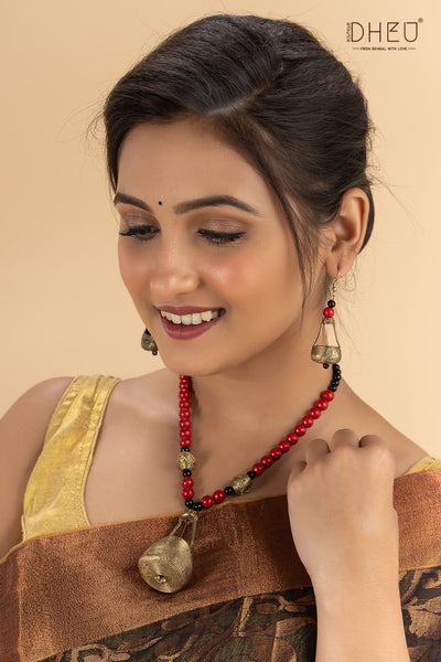 Dokra Necklace Set