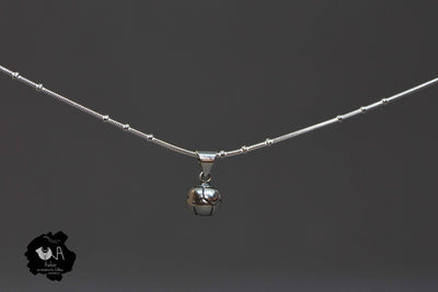 Pure Silver Oxidized Anchor Pendant - Boutique Dheu