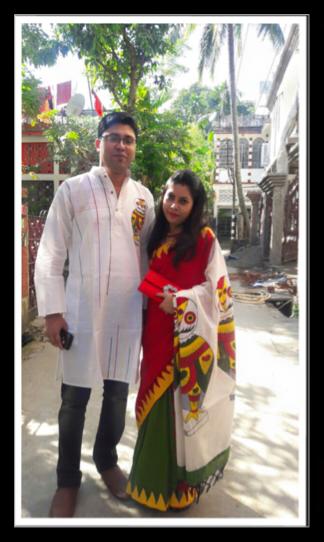 Dheu Exclusive Fusion Couple Set(with Dhoti) - Boutique Dheu
