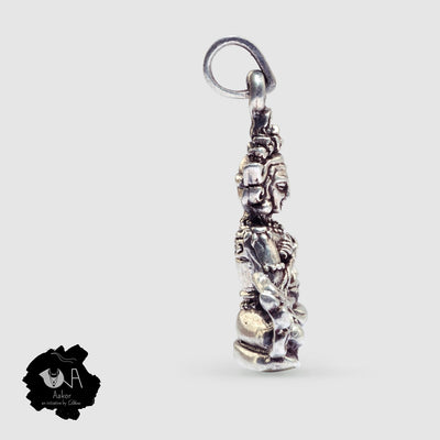 Pure Silver Oxidized Pendant - Boutique Dheu