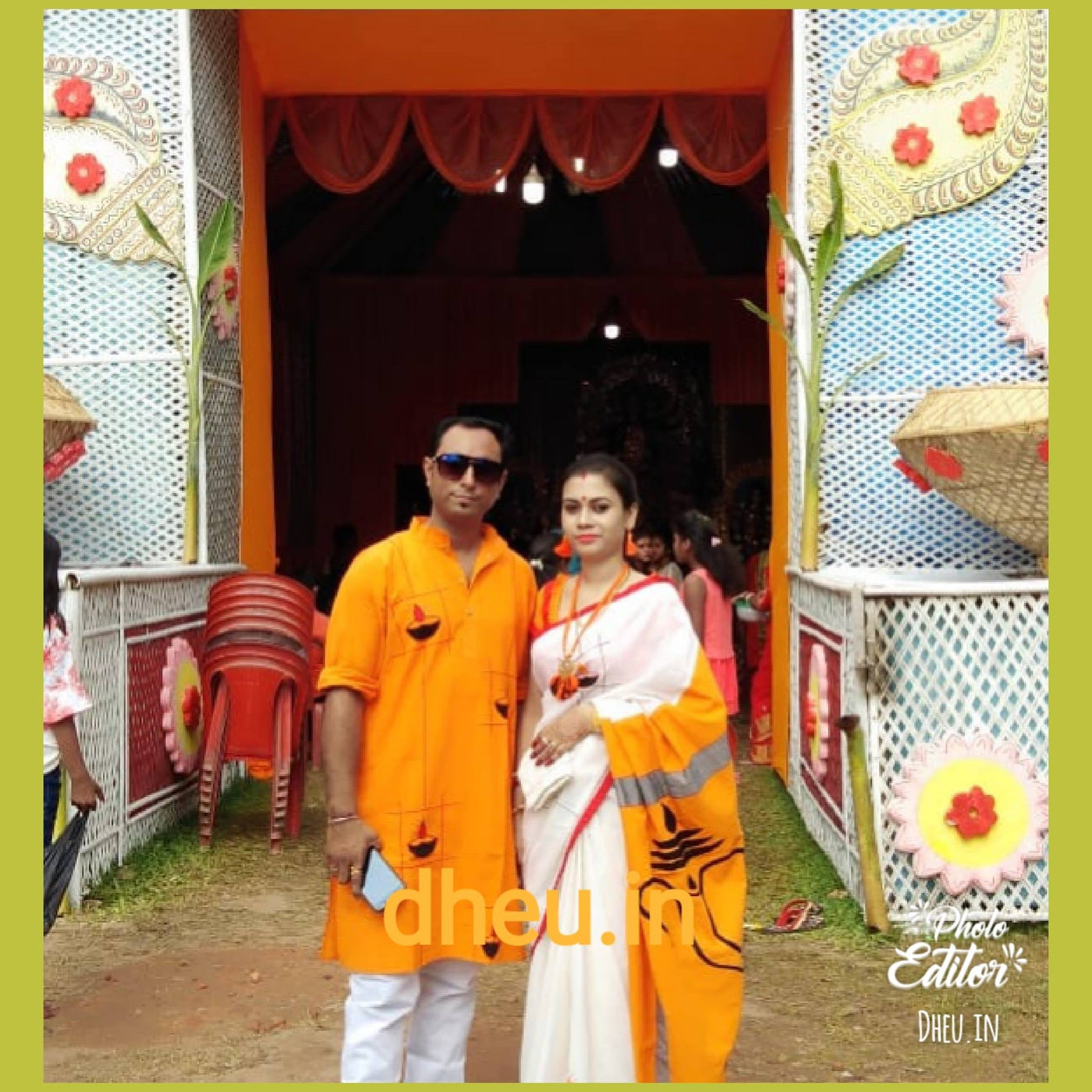 Diya Couple Set - Boutique Dheu