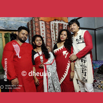 Amader Choto Gram-Couple Set- AC001 - Boutique Dheu