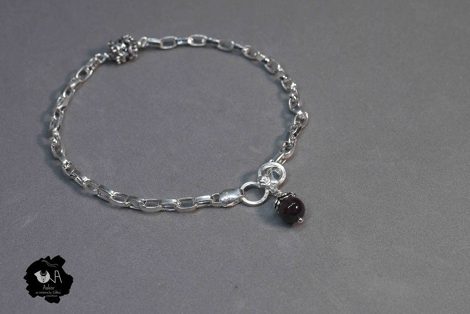 Pure Silver anklet - Boutique Dheu