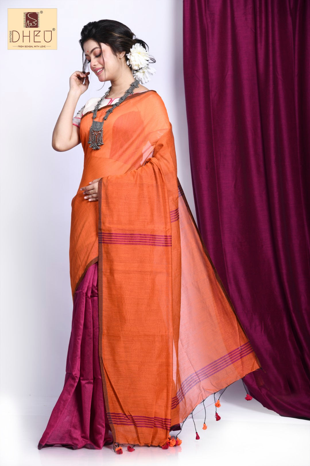 MERI PYARI BINDU - Bengal Handloom  Saree