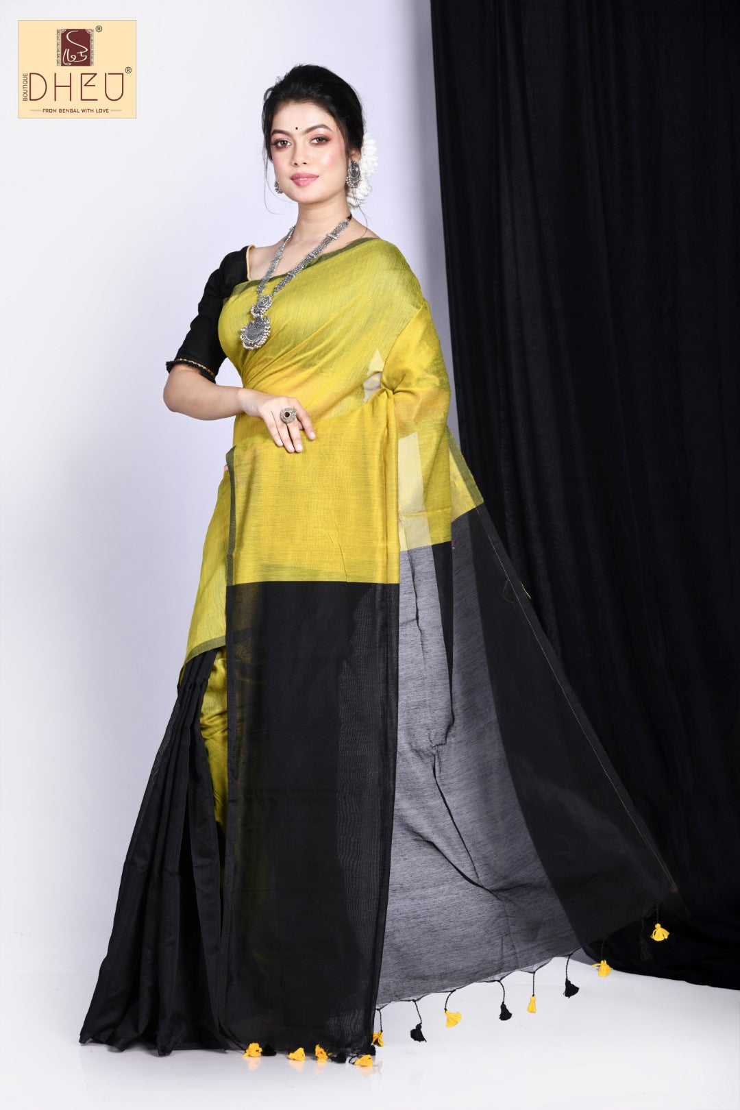 TUM BIN - Bengal Handloom  Saree