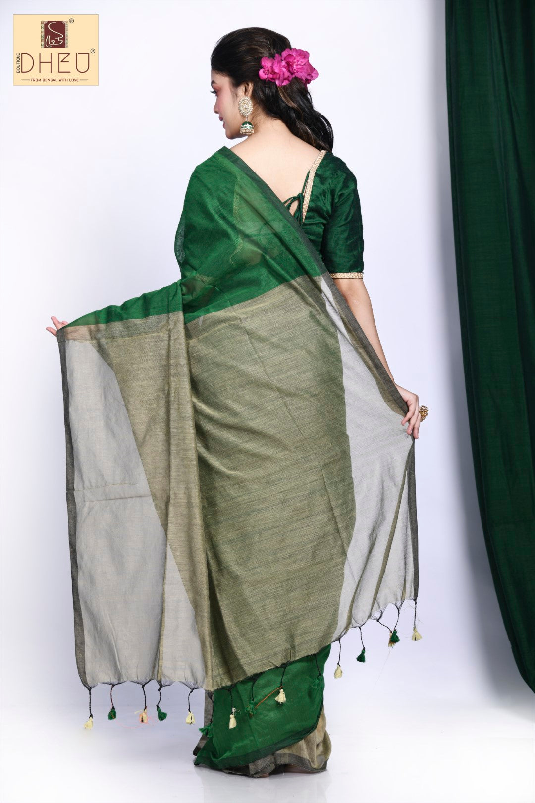 KOTHAY KHUJI TARE - Bengal Handloom Saree