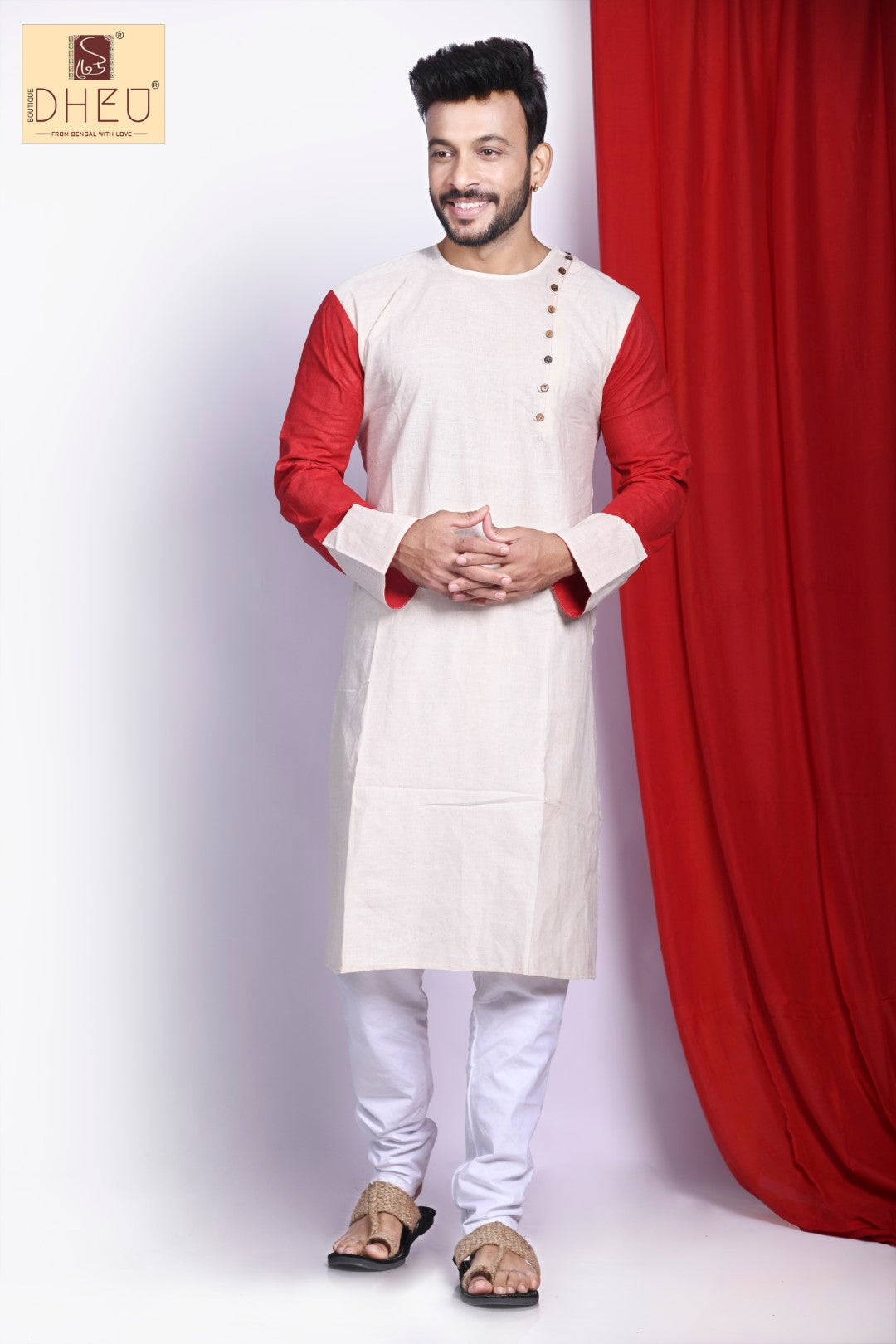 DUDHE ALTA - Festive Kurta