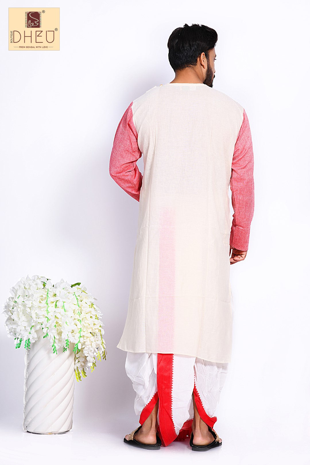 Antony Firingee-Cotton Kurta-Dhoti Full Set for Men