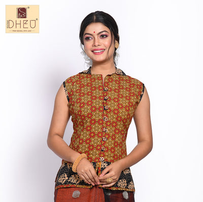 Dheu Exclusive-Long Cut Readymade Blouse