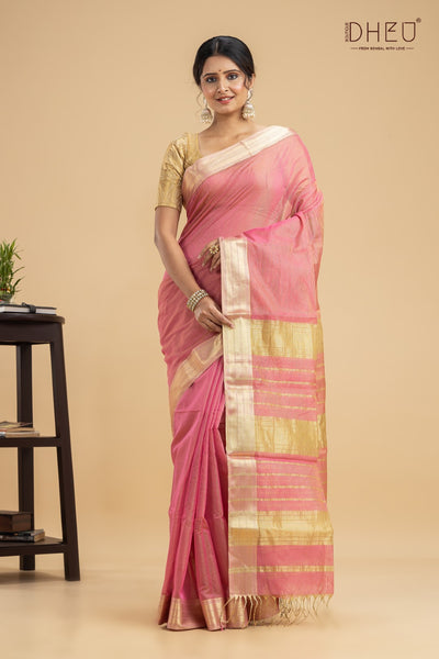 Designer handloom silk saree at lowest cost only at dheu.in
