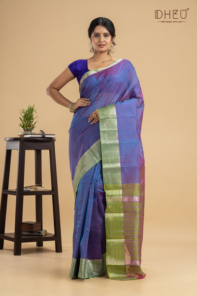 The Designer handloom Maheshwari silk saree at lowest cost only at dheu.in