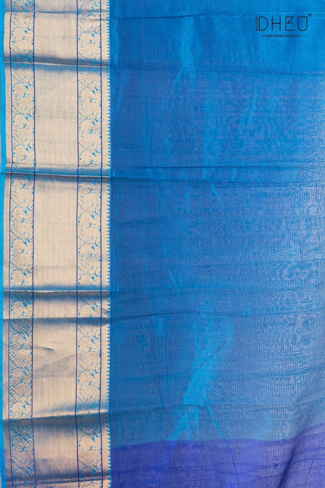 Blue dacnis- Maheswari Silk Saree