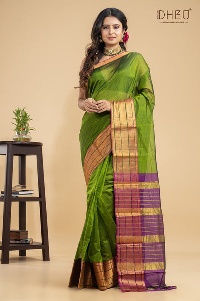 The Designer handloom Maheshwari silk saree at lowest cost only at dheu.in