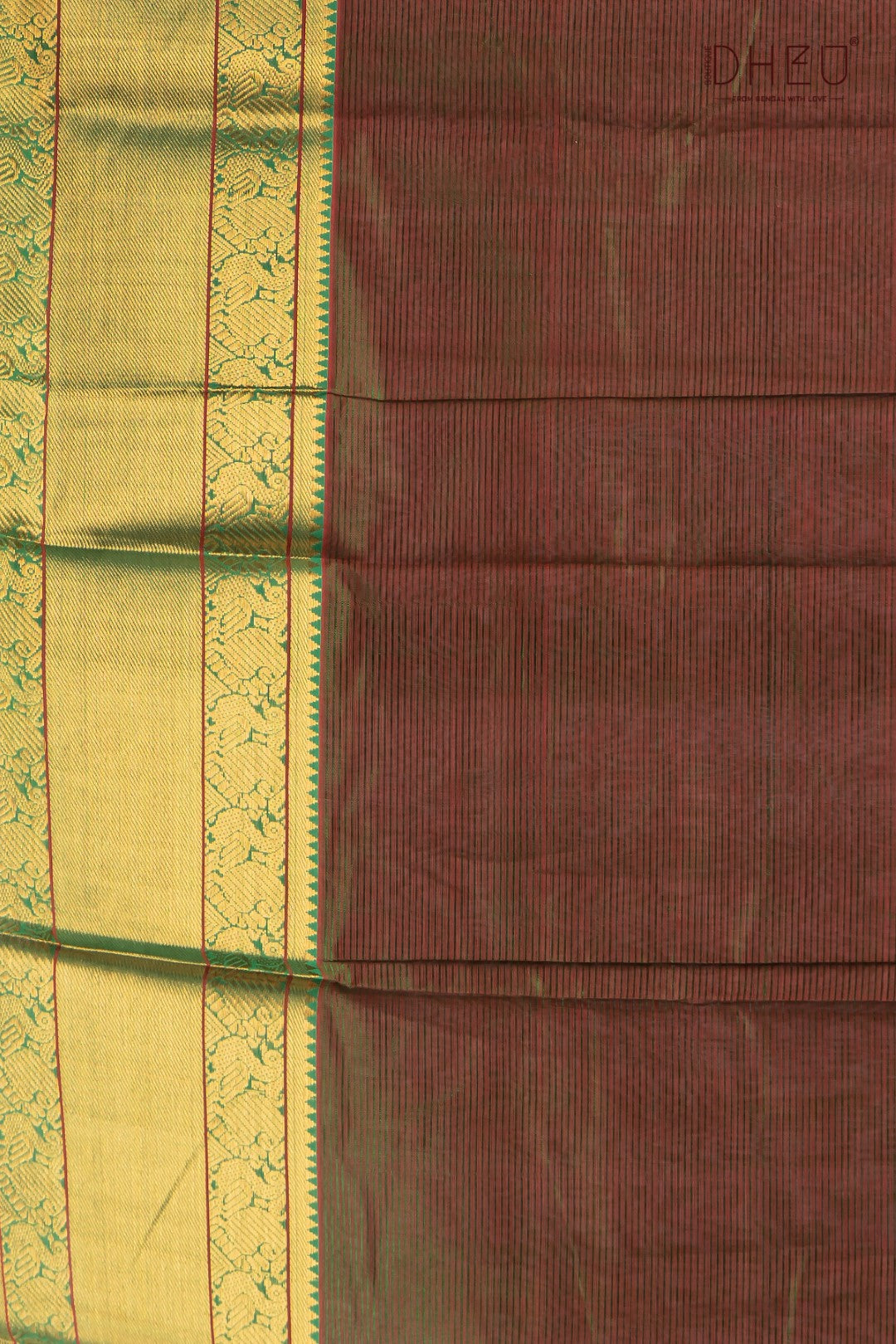 Scarlet tanager-Maheswari Silk Saree