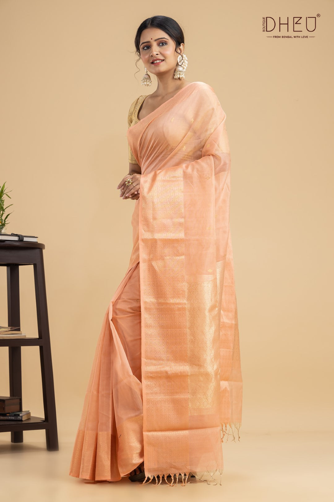 Flamingo- Designer Handloom Silk Saree