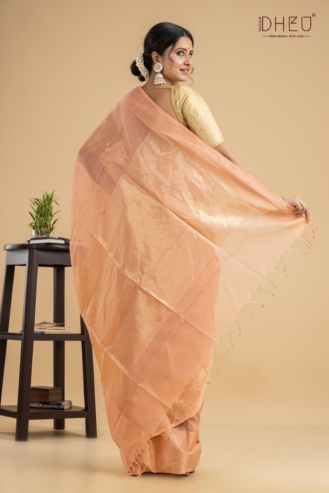 Flamingo- Designer Handloom Silk Saree