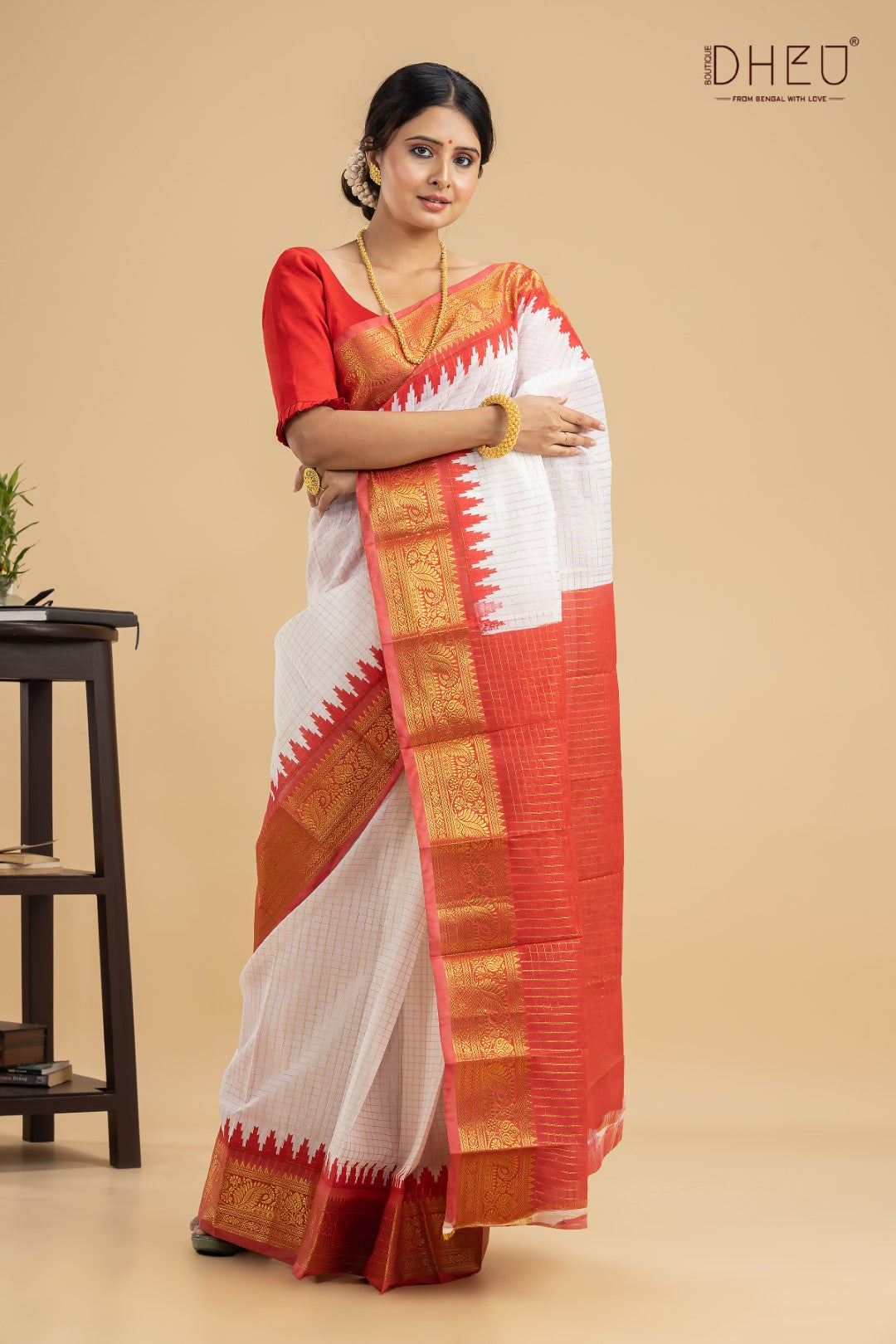 Handloom Maheshwari Saree