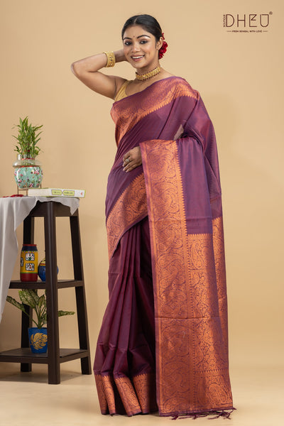 Kanchipuram Brocade Silk Saree