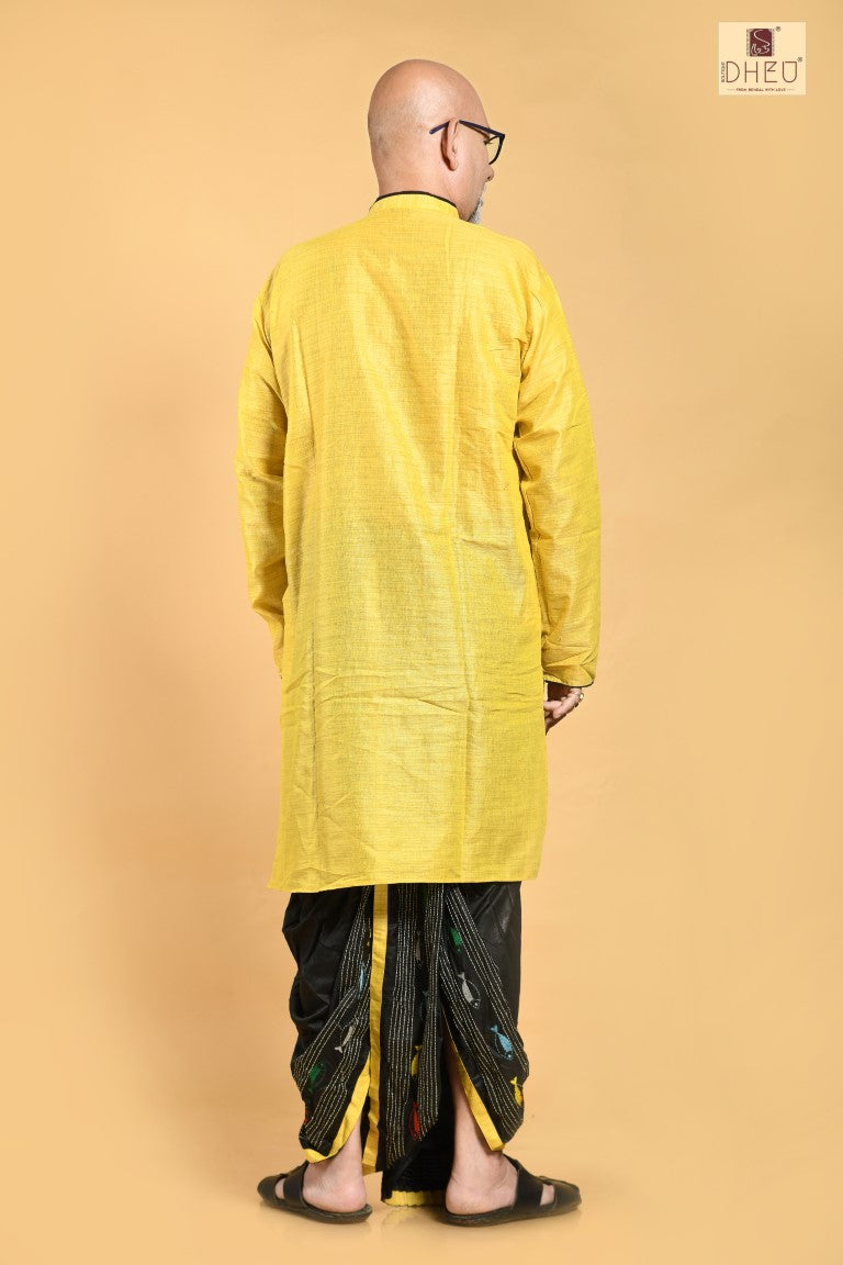 CHITOL MACHER MUITTHA-Dheu Designer Kurta-Dhoti(Optional) set