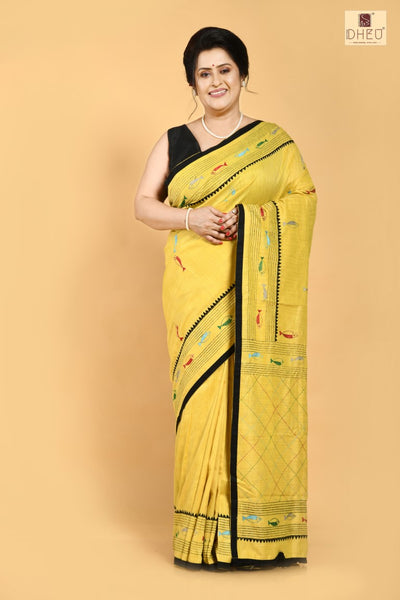 CHITOL MACHER MUITTHA- Exclusive Kantha Saree