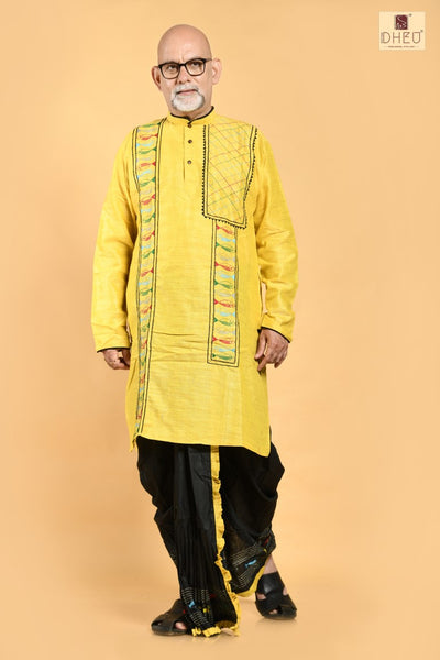 CHITOL MACHER MUITTHA-Dheu Designer Kurta-Dhoti(Optional) set