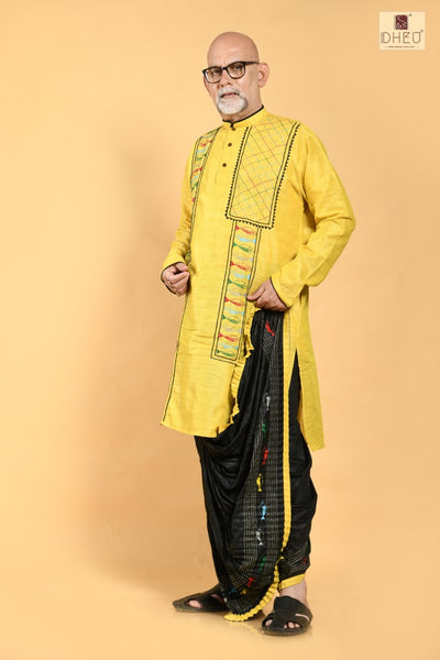 CHITOL MACHER MUITTHA-Dheu Designer Kurta-Dhoti(Optional) set