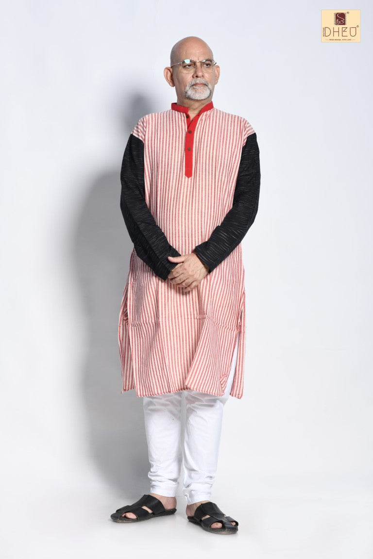 Dispur Pink- Dheu Cotton Kurta