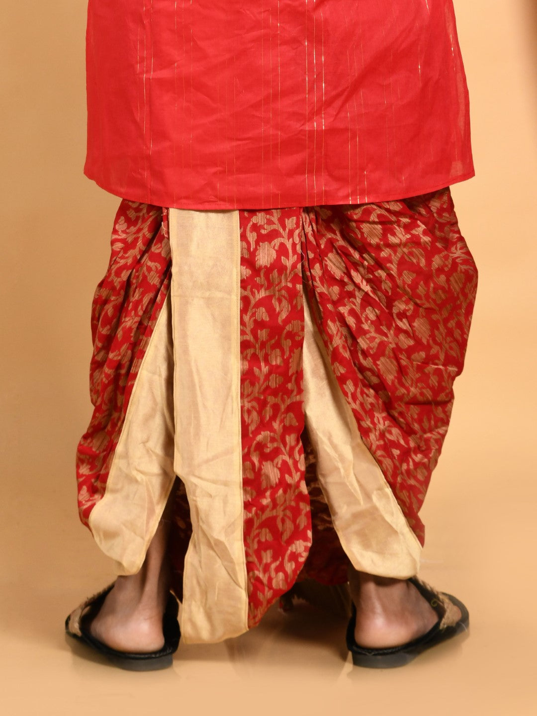 Designer Cotton Benarasi Dhoti- Ready to wear
