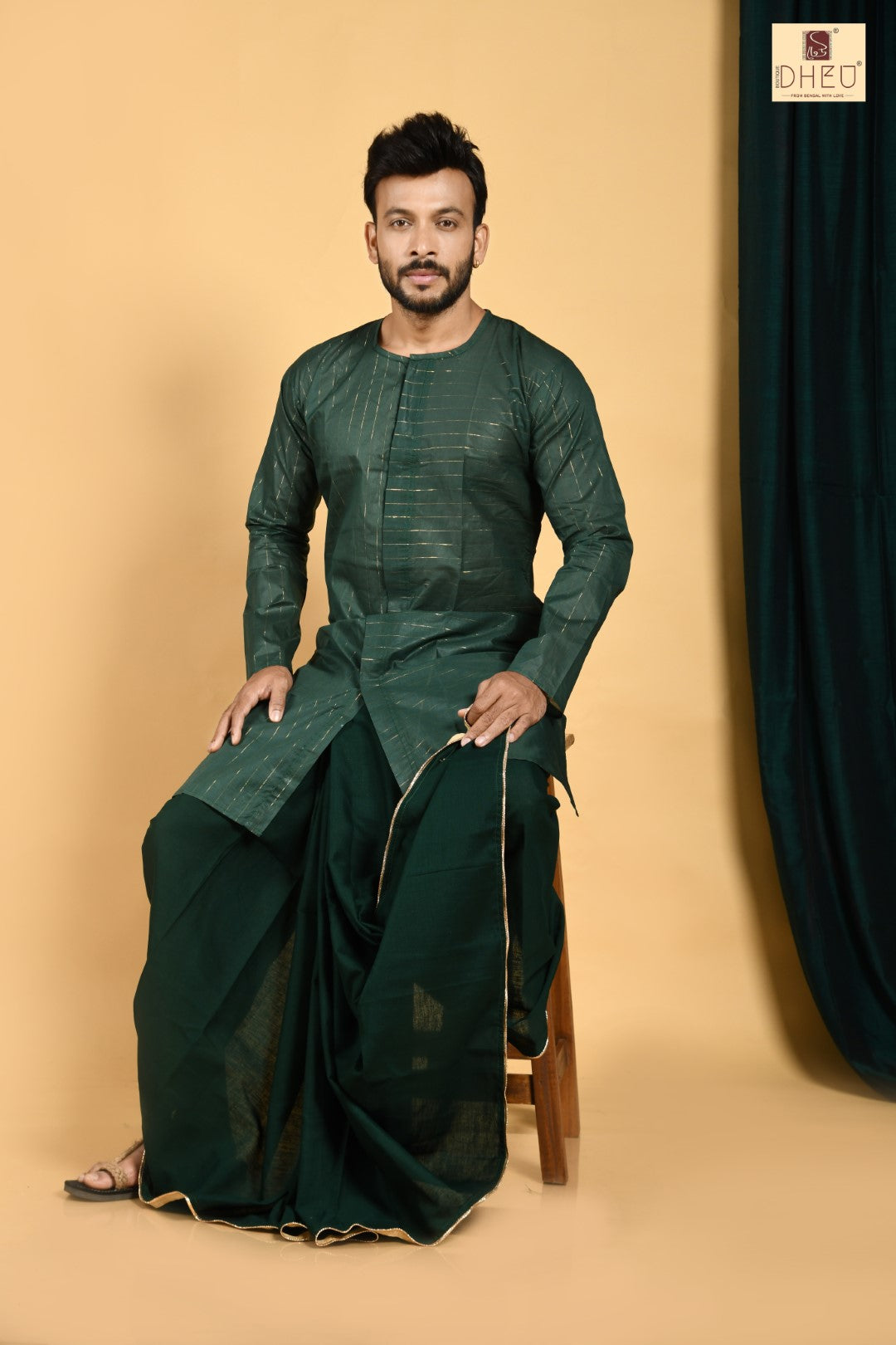 Aranya Mein Hum - Dheu Designer Dhoti(Optional)Kurta Set