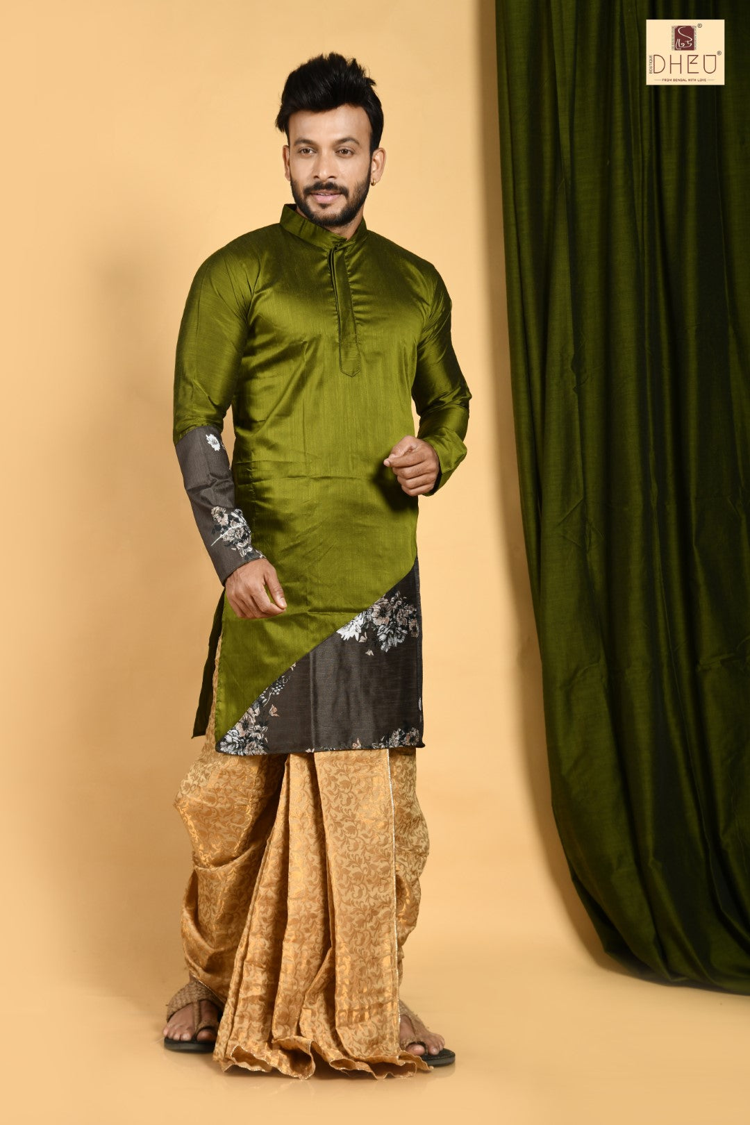 Sagar aur Seepian- Dheu Designer Dhoti(Optional)Kurta Set