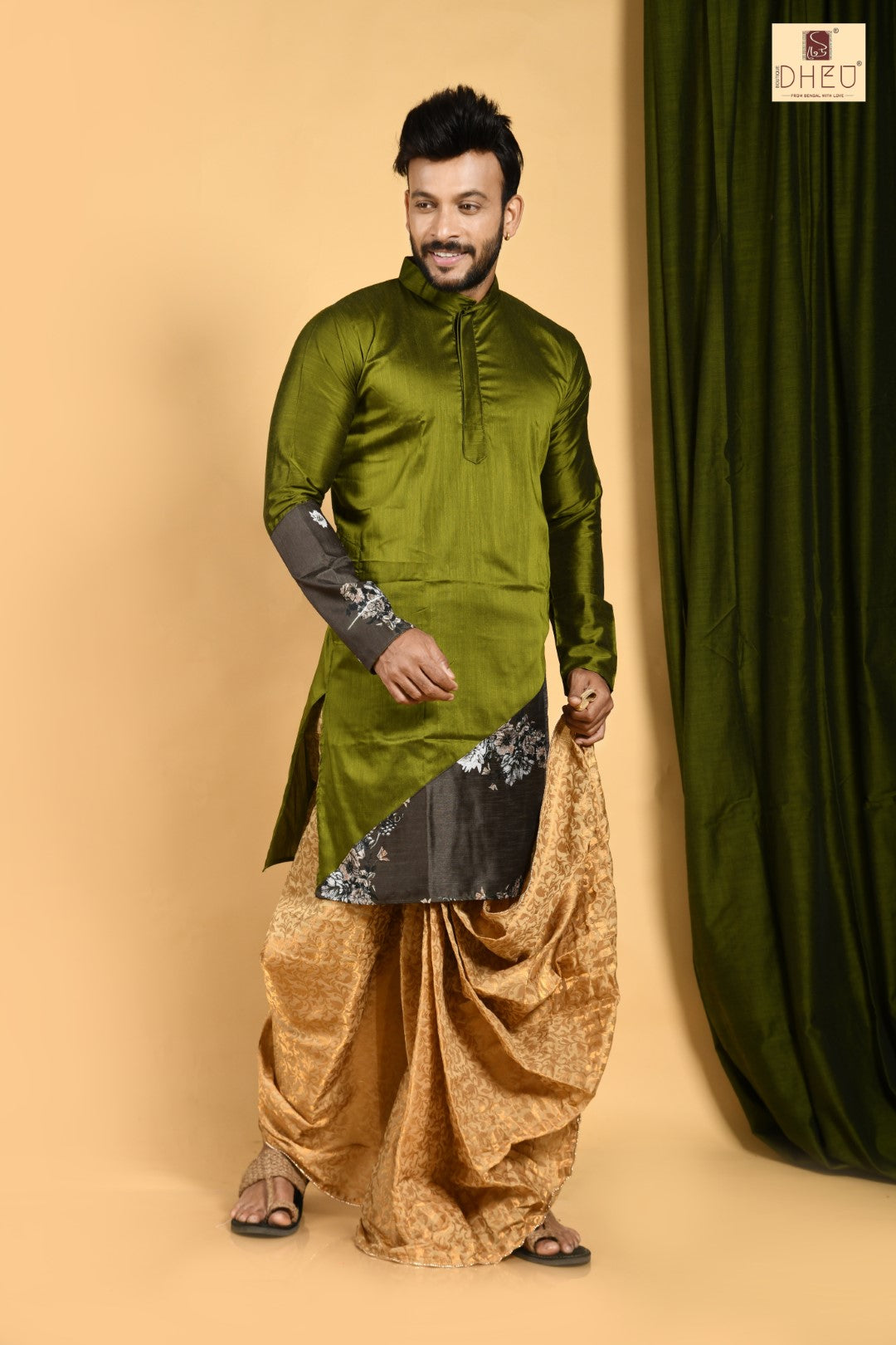 Sagar aur Seepian- Dheu Designer Dhoti(Optional)Kurta Set