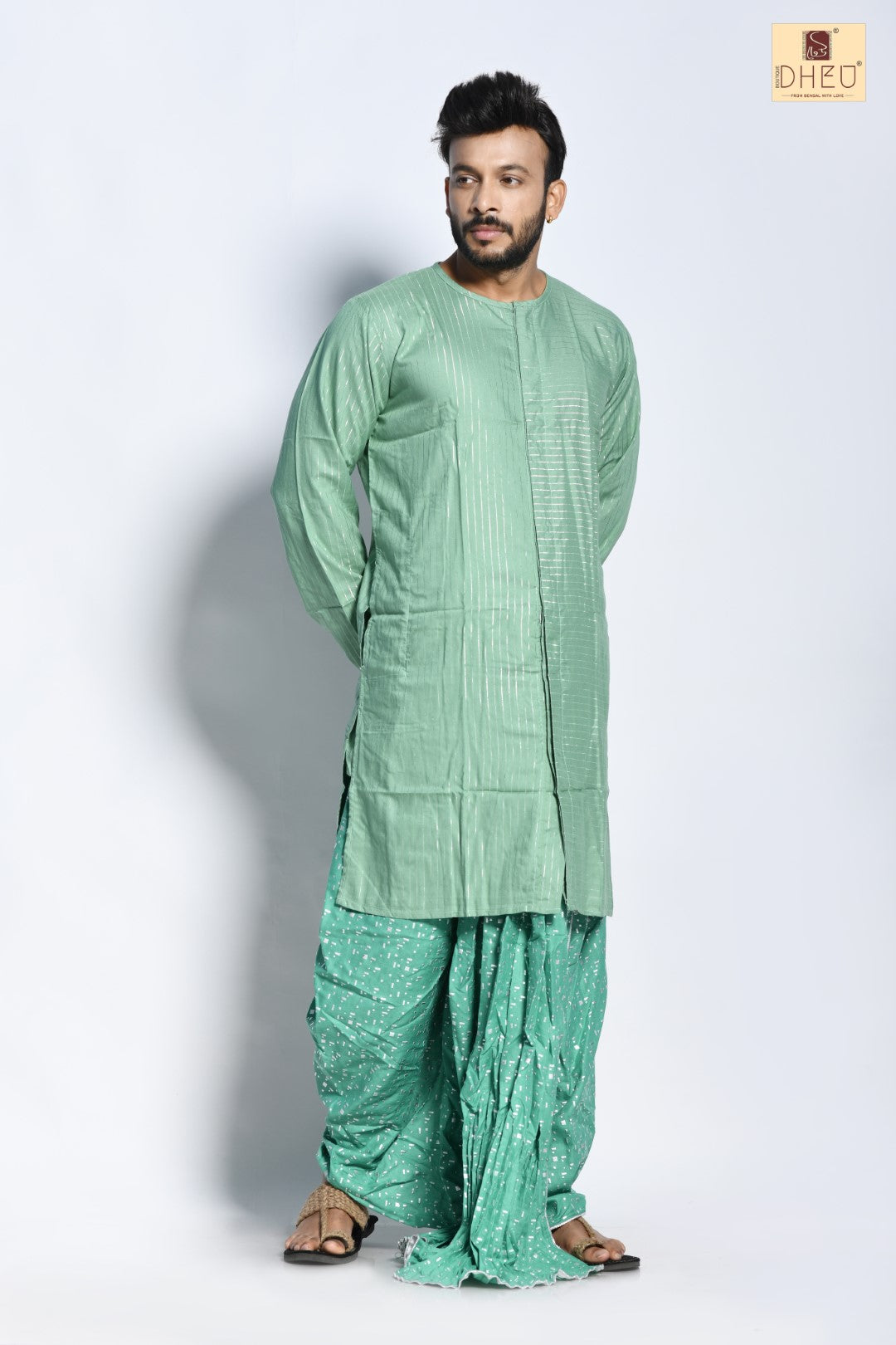 coffee'r Namti Irish - Dheu Designer Dhoti(Optional)Kurta Set