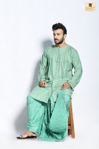 coffee'r Namti Irish - Dheu Designer Dhoti(Optional)Kurta Set