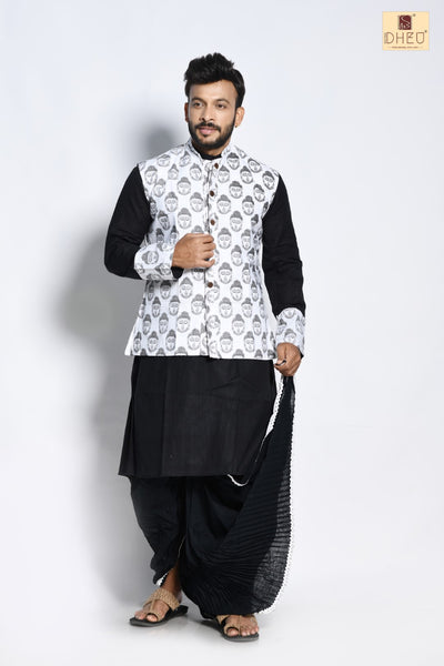 Abhimanyu  - Dheu Designer Dhoti(Optional)Kurta Set