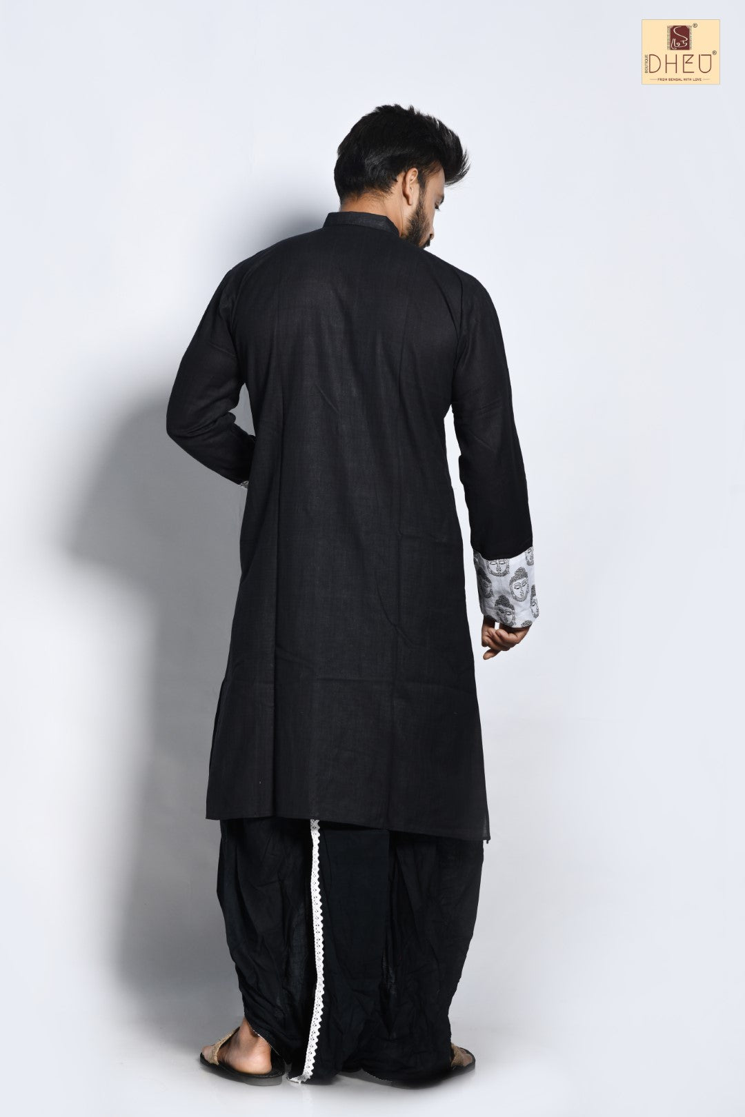 The Black Book - Dheu Designer Dhoti(Optional)Kurta Set