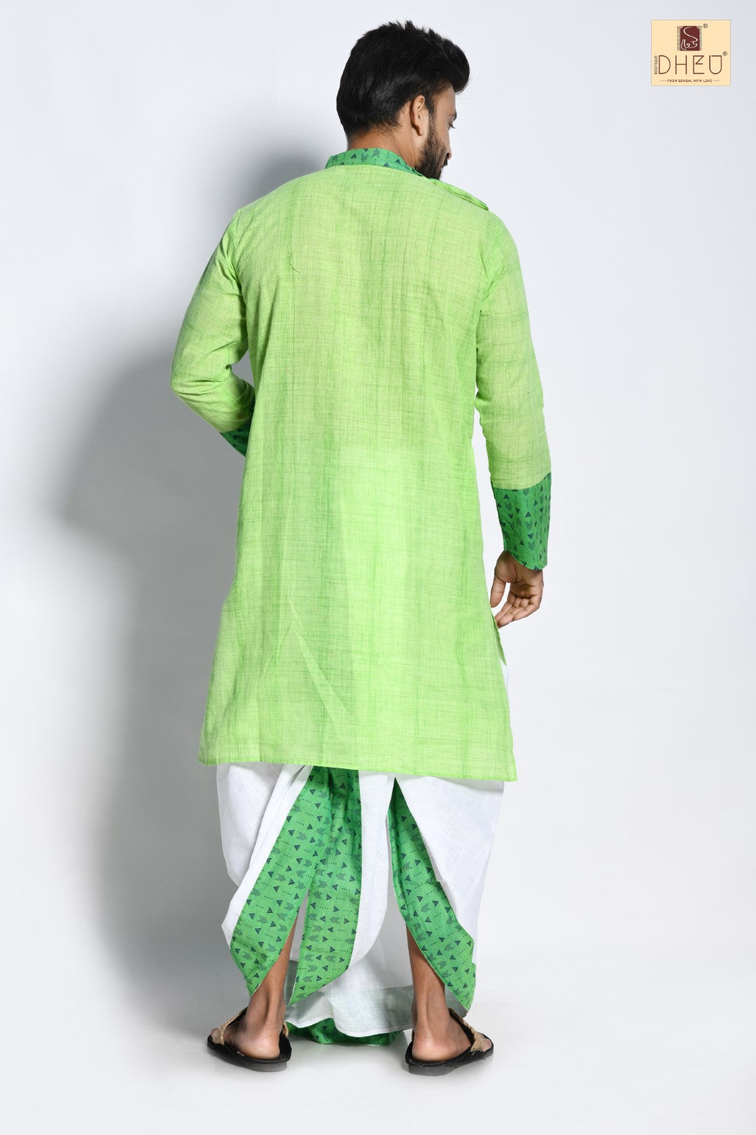 Pancha Parba - Dheu Designer Dhoti(Optional)Kurta Set