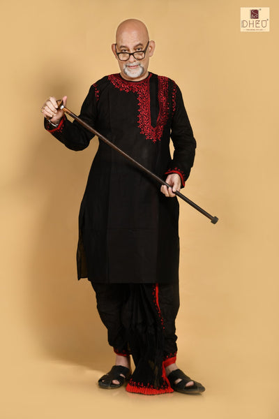 Mandanda- Dheu Designer Kurta-Dhoti(Optional)Set