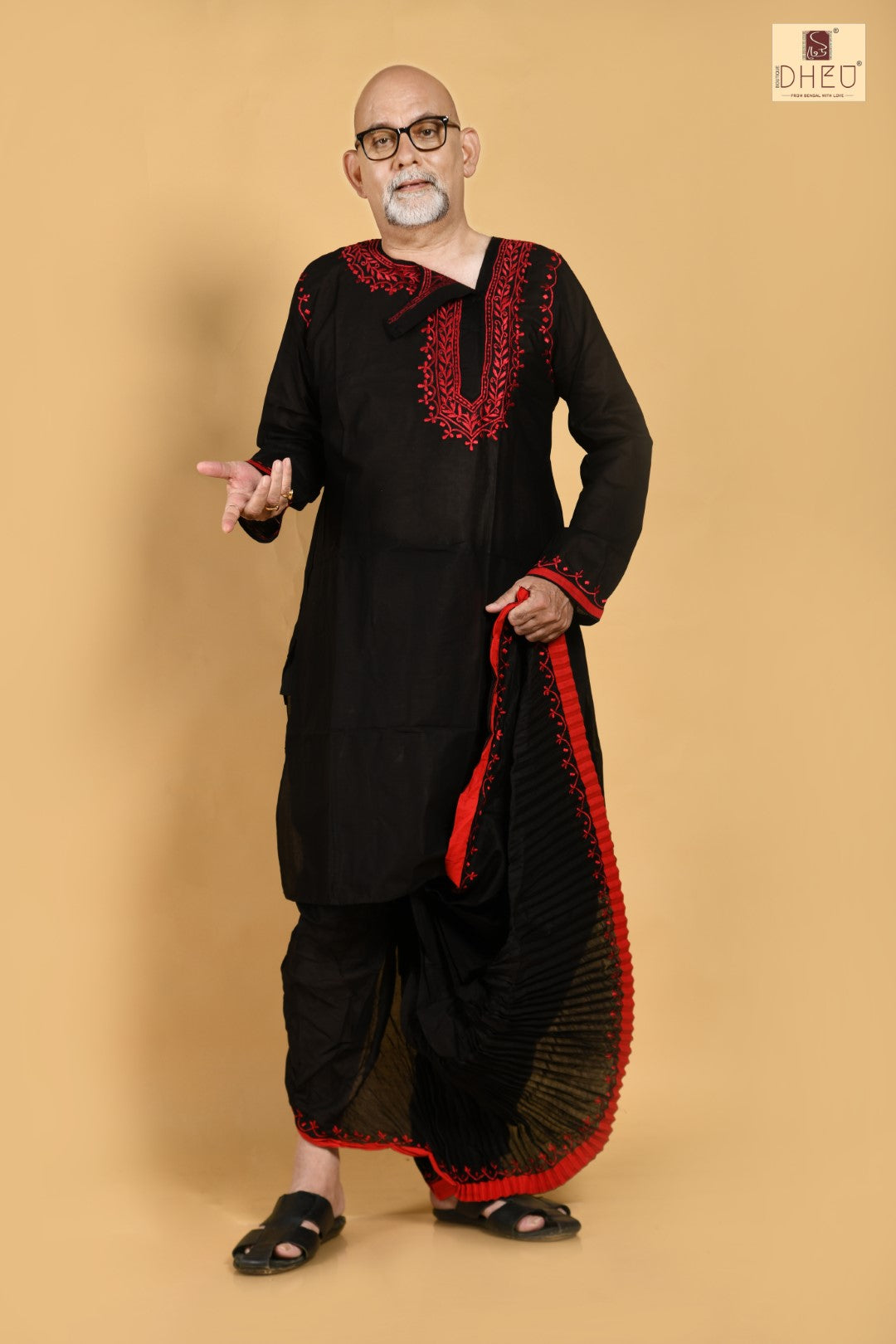 Mandanda- Dheu Designer Kurta-Dhoti(Optional)Set