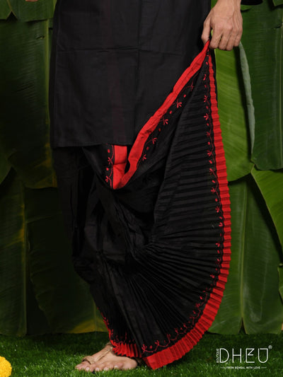 Designer Embroidery Dhoti- Ready to wear