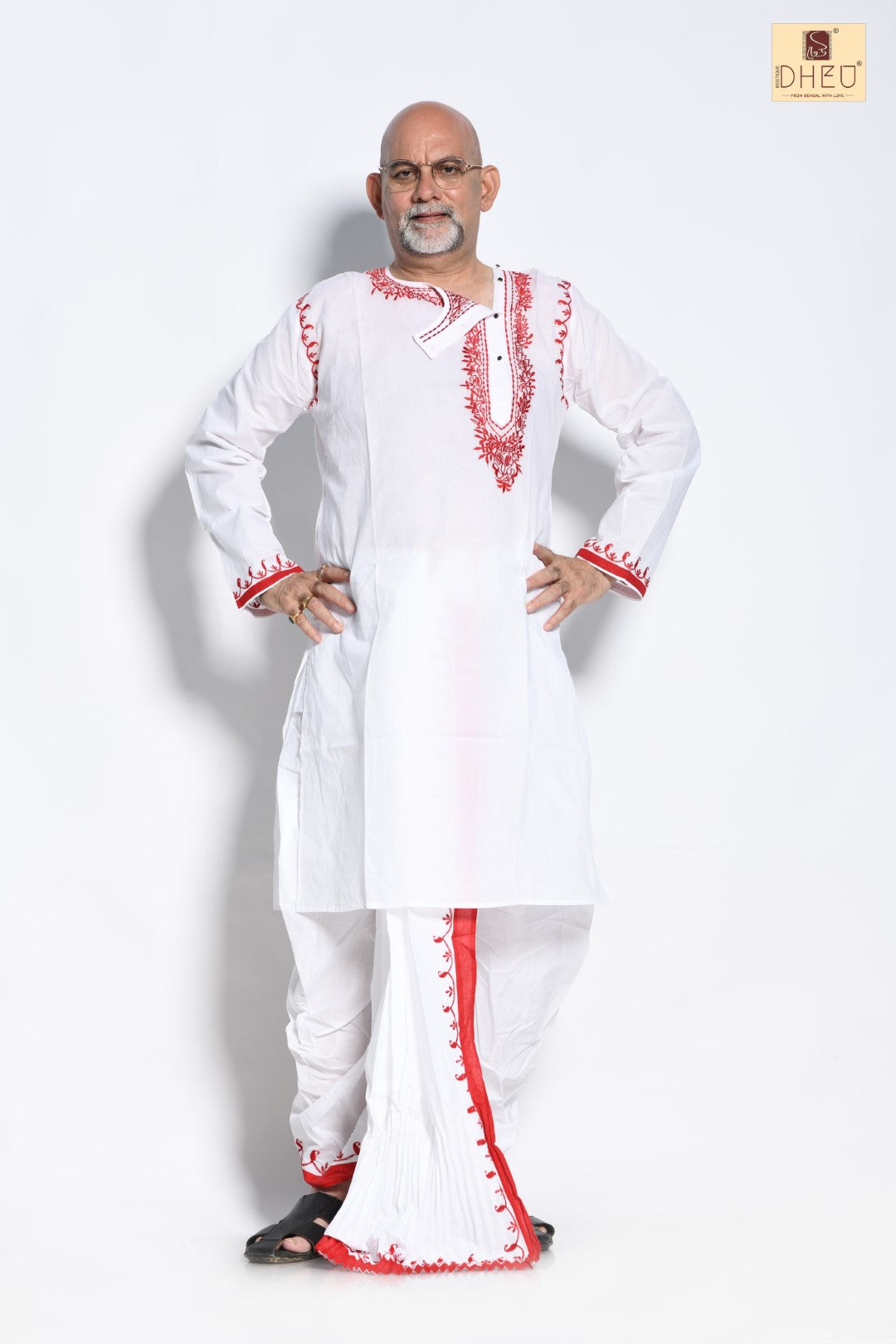 Harishchandra- Dheu Designer Kurta-Dhoti(Optional)Set