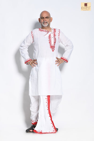 Harishchandra- Dheu Designer Kurta-Dhoti(Optional)Set