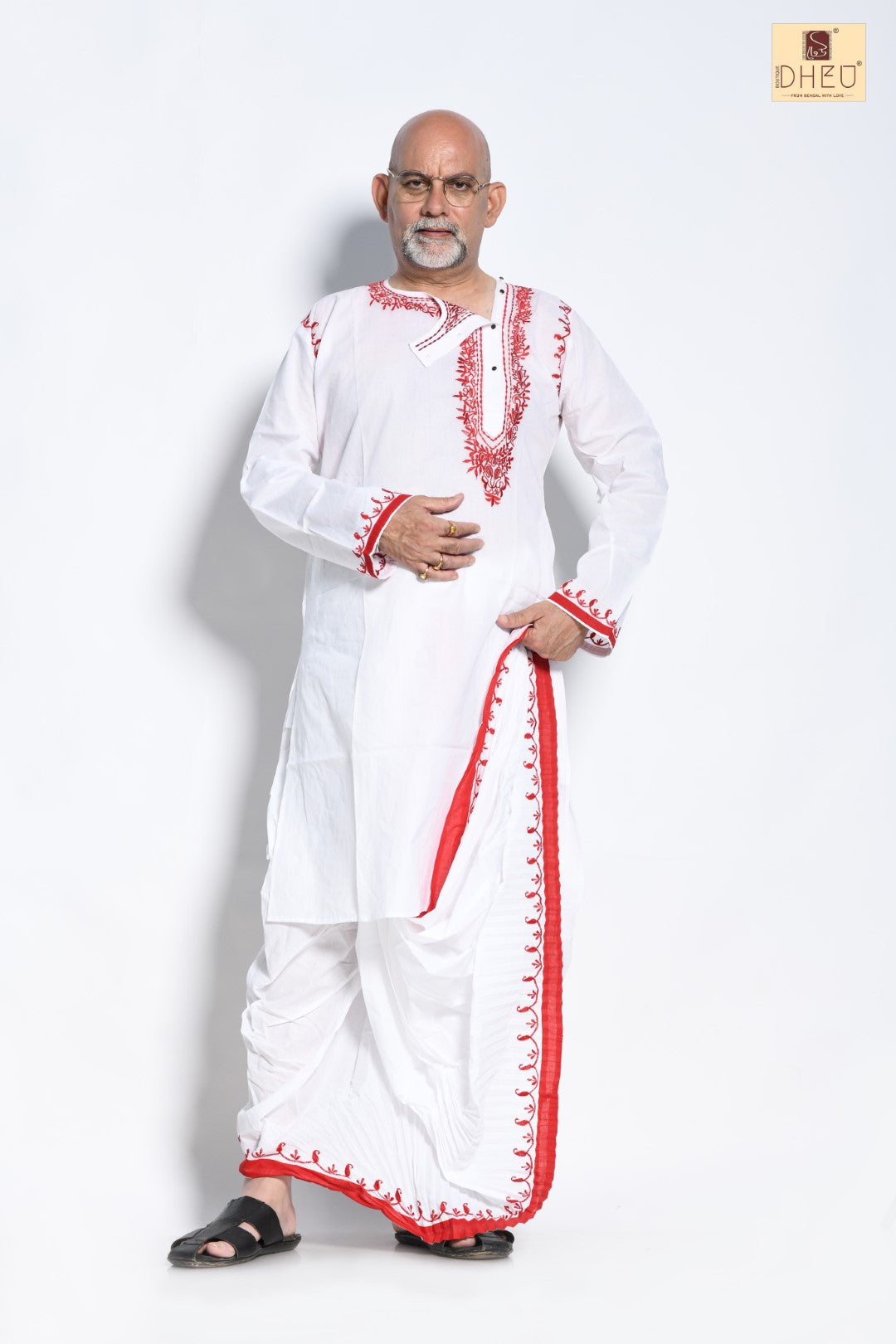 Harishchandra- Dheu Designer Kurta-Dhoti(Optional)Set