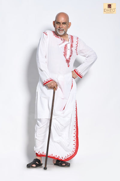 Harishchandra- Dheu Designer Kurta-Dhoti(Optional)Set