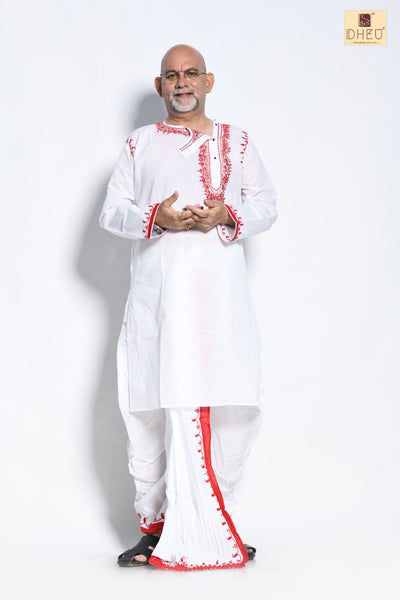 Harishchandra- Dheu Designer Kurta-Dhoti(Optional)Set